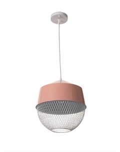 Светильник потолочный Lea, 1×40 Вт, Е27, розовый, 26×26×32 см Bayerlux