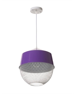 Светильник потолочный Lea, 1×40 Вт, Е27, темно-фиолетовый, 26×26×32 см Bayerlux