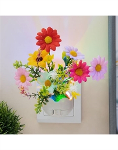 Ночник "Цветы" LED RGB 5х8х12 см Risalux