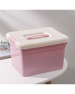 Контейнер для хранения с крышкой Kid's Box, 5 л, 25×20×16 см, 6 вставок, лоток, МИКС Funbox