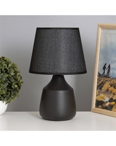 Лампа настольная «Мануэла» 1×40 Вт Е14 черный 19.5×19.5×33.5 см Risalux