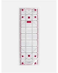 Линейка для квилтинга и пэчворка, 45×15 см, s=3 мм, розовая Арт узор