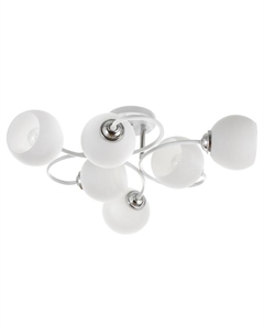 Люстра 2717/6 E27 40 Вт бело-хромовый 70×70×25 см Bayerlux