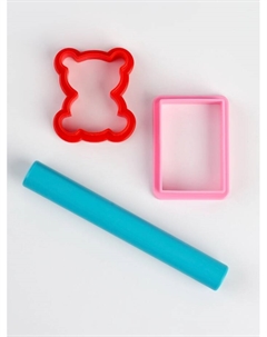 Тесто-пластилин, 10 цветов Genio kids