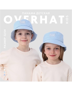 Панама детская для мальчика цвет голубой, р-р 52-54 Overhat kids