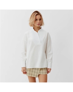 Рубашка женская : Cotton collection, белая, размер 50-52 Minaku