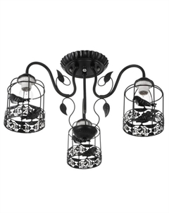 Люстра 669622/3 Е27 40 Вт черный 59×59×33 см Bayerlux