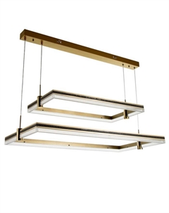 Светильник "Коруна" LED 320Вт 3000-6000К золото 80х40х15см Bayerlux