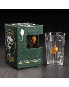 Стакан «Непробиваемый», граненый, с рыбкой, 200 мл Дарим красиво