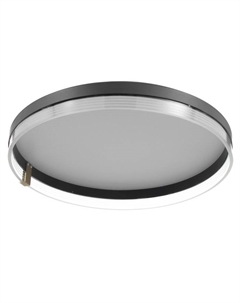 Люстра с ПДУ «Нилас» LED 80 Вт 3000-6000К черный 50×50×10 см Bayerlux