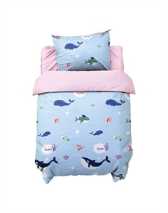 Постельное бельё беби «Подводный мир» 112х147 см, 60х120+20 см, 40х60 см Lovelife