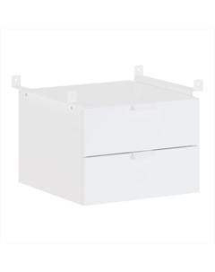 Тумба подвесная для стола «Флай», 400×416×255 мм, цвет белый Алисия