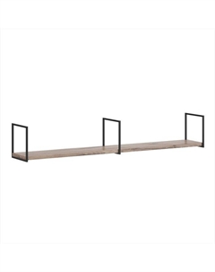 Полка настенная«Кенди №12», 1350×220×261 мм, цвет дуб альпийский Алисия