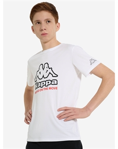 Футболка спортивная для мальчиков, Белый Kappa