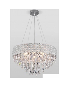 Подвесная люстра Kira 10115/8 (хром/прозрачный хрусталь) Евросвет