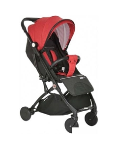 Коляска прогулочная «книга» Voyage (черный/красный) Pituso