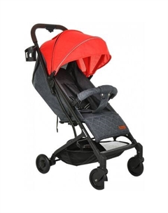 Коляска прогулочная «книга» Camino (черный/красный) Pituso
