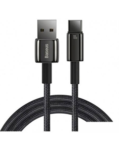 Кабель Tungsten Gold USB Type-A - USB Type-C (1 м, черный) Baseus