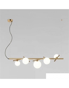 Подвесная люстра Salut 50382/5 латунь Евросвет