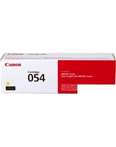 Картридж 054 Yellow Canon
