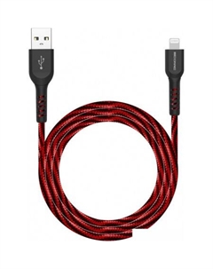 Кабель Flexstick Game+ 30.327 USB Type-A - Lightning (1.5 м, черный/красный) Atomic