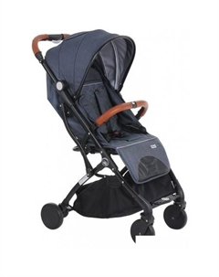 Коляска прогулочная «книга» Voyage (джинсовый) Pituso