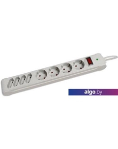 Сетевой фильтр 8 розеток, серый, 1.8 м (DFS 301) Defender