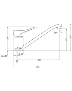 Смеситель Vero BOW 060M Deante