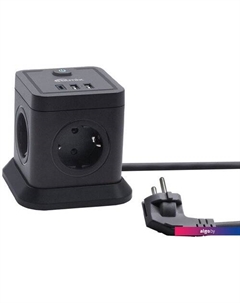 Сетевой фильтр RM-242C (черный) Ritmix