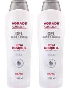 Набор гелей для душа Agrado Bath & Shower Gel Rosehip