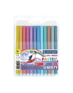 Фломастеры Centropen Colour World Pastel / 7550 1287