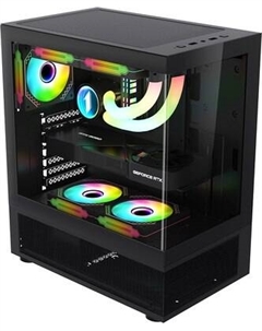 Корпус для компьютера 1stPlayer Miku Mi7-A / Mi7-A-BK-2F1R-1F1 1stplayer