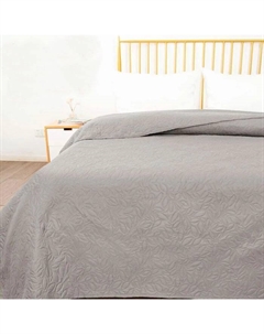 Покрывало MATEX DECORATIVE COVER LEAFS 220x240 см (светло-серый) 63-827 Матех