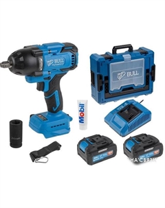 Гайковерт SC 1807 1329723 (с 2-мя АКБ, кейс) Bull