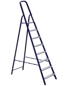 Лестница-стремянка cтальная из профиля 40х20мм M8408 Алюмет