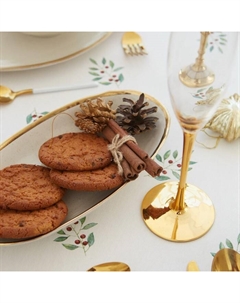 Скатерть новогодняя «» Сhristmas bells, d=150 см +/-3 см с ГМВО, 100% хлопок, саржа 190 г/м² Этель