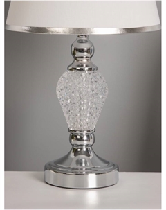 Настольная лампа «Инес» Е27 40 Вт хром 25×25×43 см Risalux