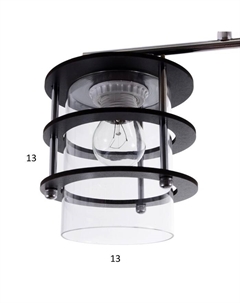 Люстра 1998/2 E27 60 Вт хром 35×12×25 см Bayerlux