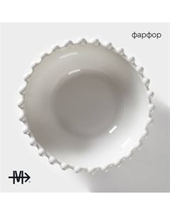 Салатник «Лакомка», 450 мл, d=15 см, фарфор, белый Magistro