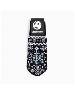 Варежки женские, цвет чёрный, размер 18 Baranowool