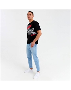 Футболка мужская чёрная, р-р 56 Minaku