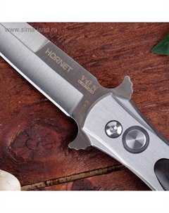 Нож автоматический, складной "Hornet" сталь - AUS8, рукоять - дерево Vn pro