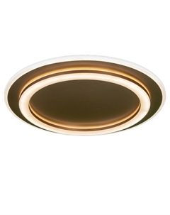 Люстра с ПДУ «Ринго» 2хLED 112 Вт 3000-6000К золото 50×50×5 см Bayerlux