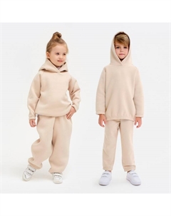Худи детское : Basic Line KIDS цвет бежевый, рост 128 Minaku