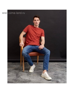 Футболка мужская E-ZONE, 48, кирпичный Kaftan