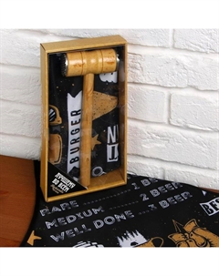 Подарочный набор «Лучшему во всём»: фартук, молоток для мяса Nazamok