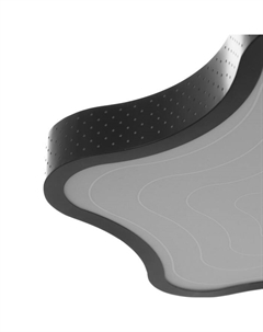 Люстра «Соренто» LEd=4000К 36 Вт черный 48×48×9 см Bayerlux