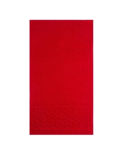 Полотенце махровое «Радуга» цвет красный, 70х130 см,, 295г/м2 Дм