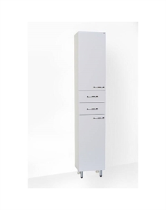 Шкаф - пенал для ванной комнаты 350, 350×292×1900 мм, цвет белый Logro