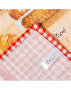 Фартук Bakery house 70×60 см, 100% хлопок, репс 210 г/м² Этель